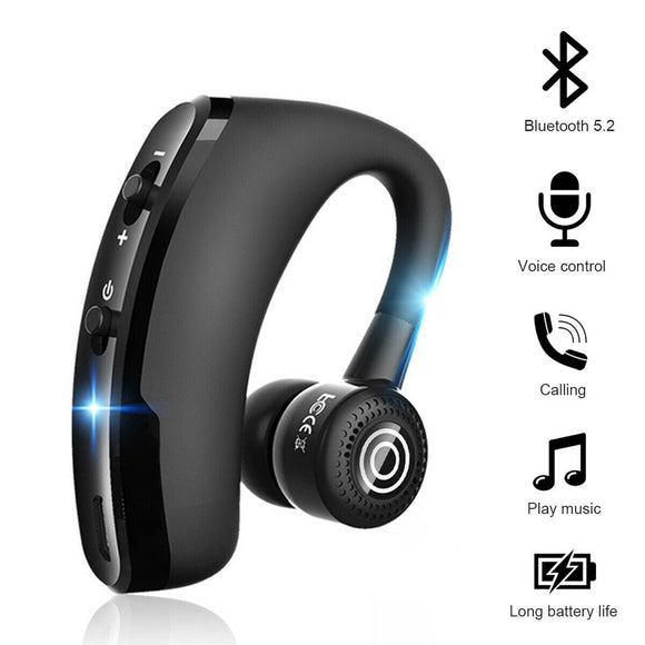 Bluetooth 5.0 Earpiece Wireless Headset Noise Canceling Earbud - Gadfever