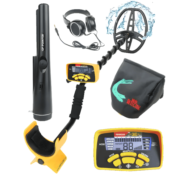 Professional Metal Detector - User-Friendly Metal Detection with 32 ft Depth Precise Targeting - Gadfever