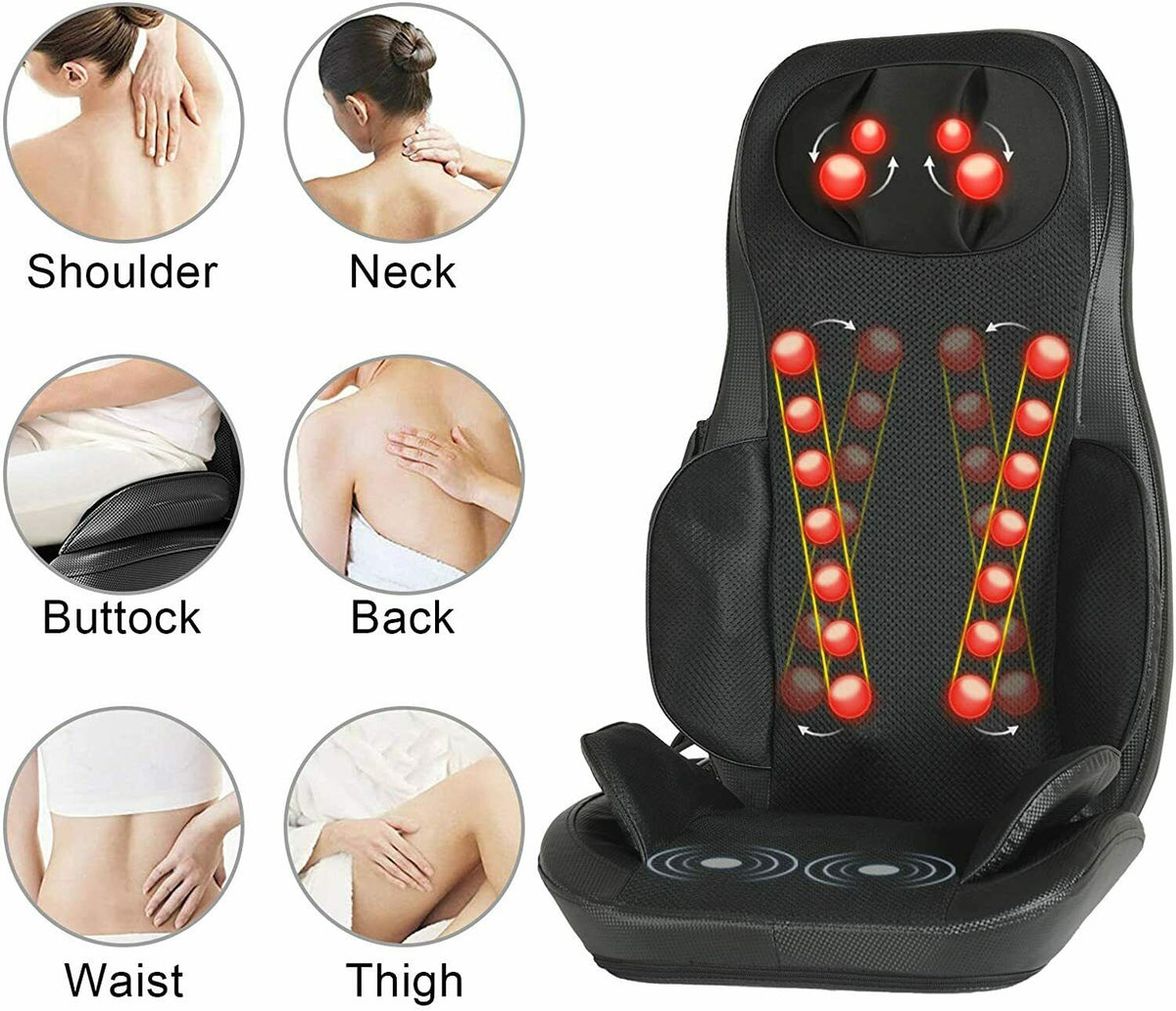 Premium Electric Neck and Back Massager with Soothing Heat – Gadfever