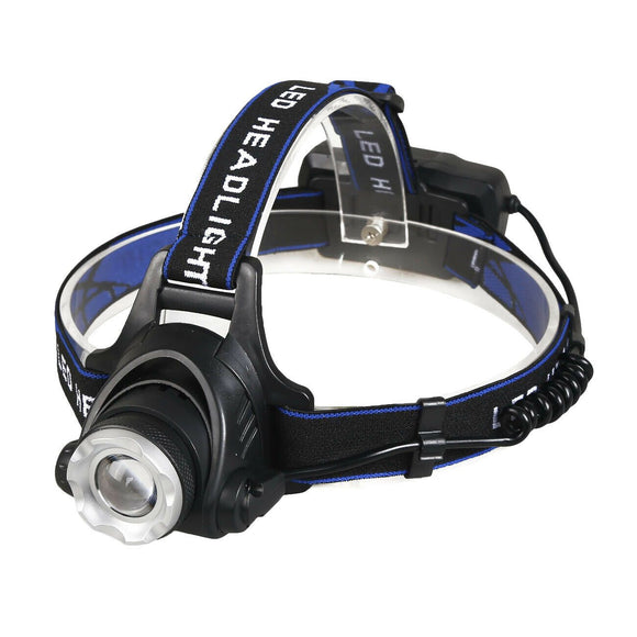 Zoomable 990000LM Rechargeable LED Headlamp Light - Gadfever