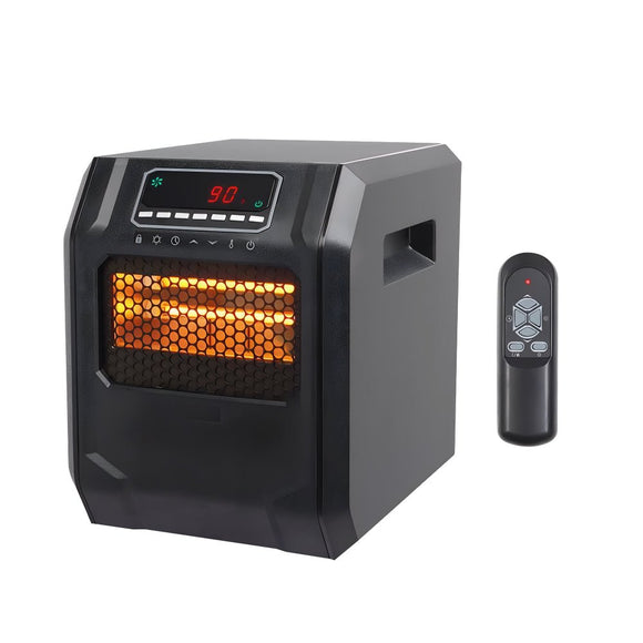 1500W Electric Space Heater - Infrared Heater with Remote Control, Timer, LED Display - Gadfever