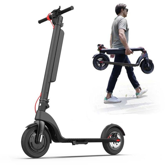 GF7 350W Foldable Electric Scooter Max Speed 19.8 MPH for Adults w/ Detachable Battery - Gadfever