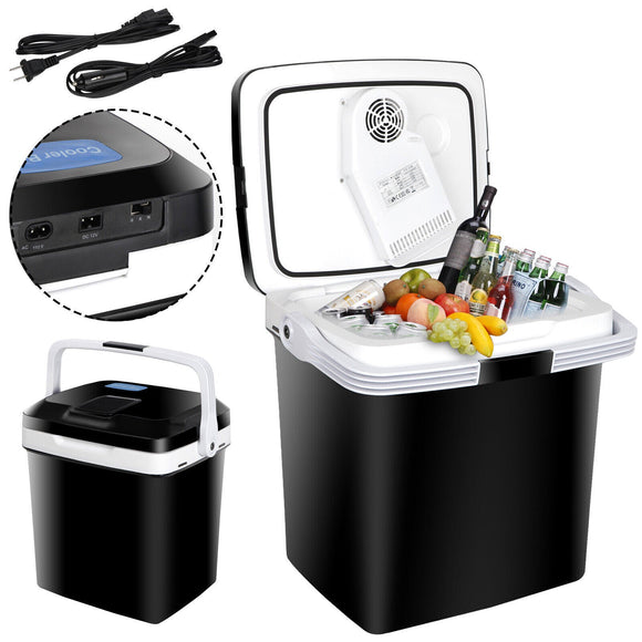 Heavy Duty 27.5 Quarts Electric Cooler & Warmer - for Refreshment And Warm Food on the Go - Gadfever
