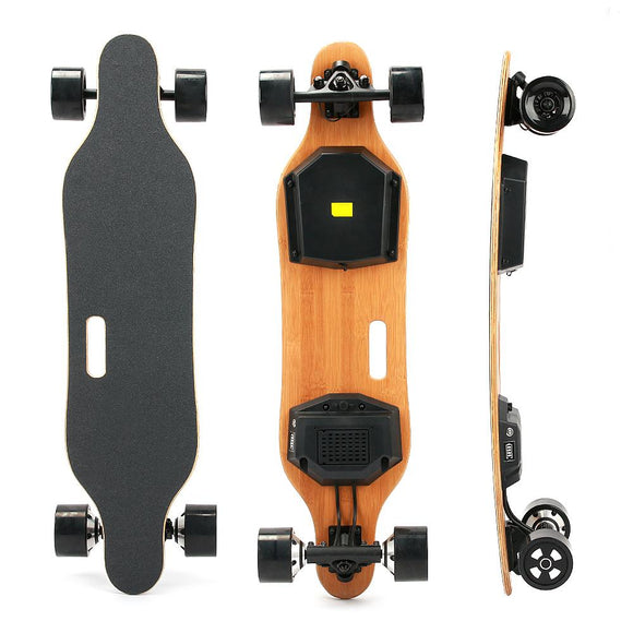 Longboard Electric Skateboard Dual 600W Motor Wireless Remote Control 22 Mph Max Speed - Gadfever