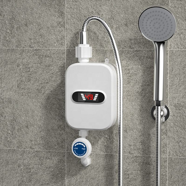 Instant Electric Hot Water Heater Shower Compact Mini-Tank Storage