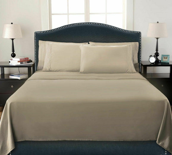 Ultra Soft & Luxury Deep Pocket Bamboo Cooling Bed Sheets Set - Gadfever